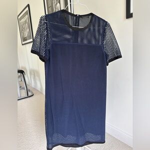 Rag & Bone sporty shift mesh dress